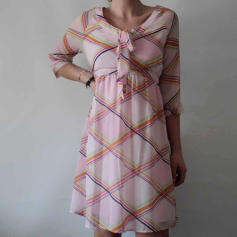 Lined Pink Dress